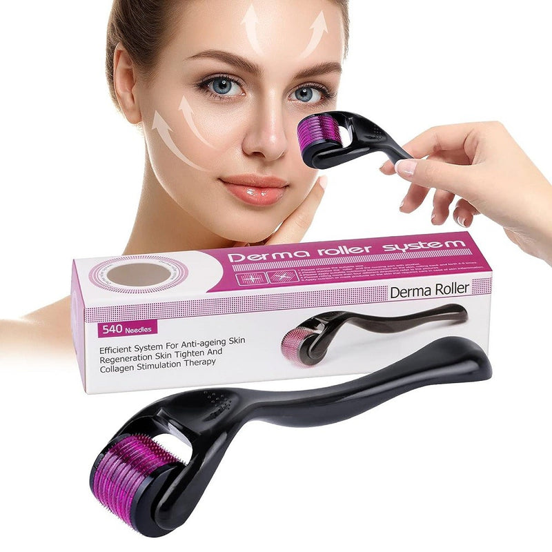 Derma Roller System For Face & Body 0.50mm 540 Needles Derma Roller